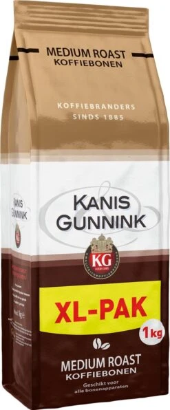 Kanis & Gunnink Medium Roast Koffiebonen - 4 X 1000 Gram - Voordeelverpakking 13 Kanis & Gunnink Medium Roast Koffiebonen - 4 X 1000 Gram - Voordeelverpakking -Koffieproducten 497x1200
