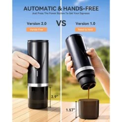 5 Cups Portable Espresso Machine Coffee Maker With Fast Heating Fit For NS Capsule -Koffieproducten 5 Cups Stainless Steel Portable Espresso Machine Coffee Maker with Fast Heating Fit for NS Capsule 7