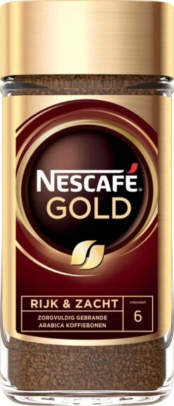 Nescafé Gold Oploskoffie - 6 Potten à 200 Gram -Koffieproducten 515x1200