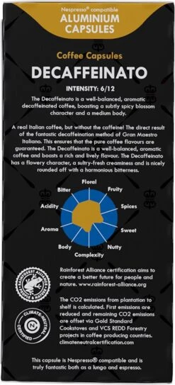 Gran Maestro Italiano - Koffiecups - Nespresso Compatibel Proefpakket - Espresso, Lungo En Meer - 10 X 20 Cups -Koffieproducten 546x1200 3