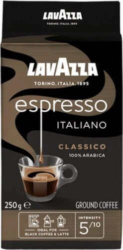 Lavazza Espresso Italiano Classico Gemalen / Filterkoffie - 8 X 250 Gram 13 Lavazza Espresso Italiano Classico Gemalen / Filterkoffie - 8 X 250 Gram -Koffieproducten 592x1200 1