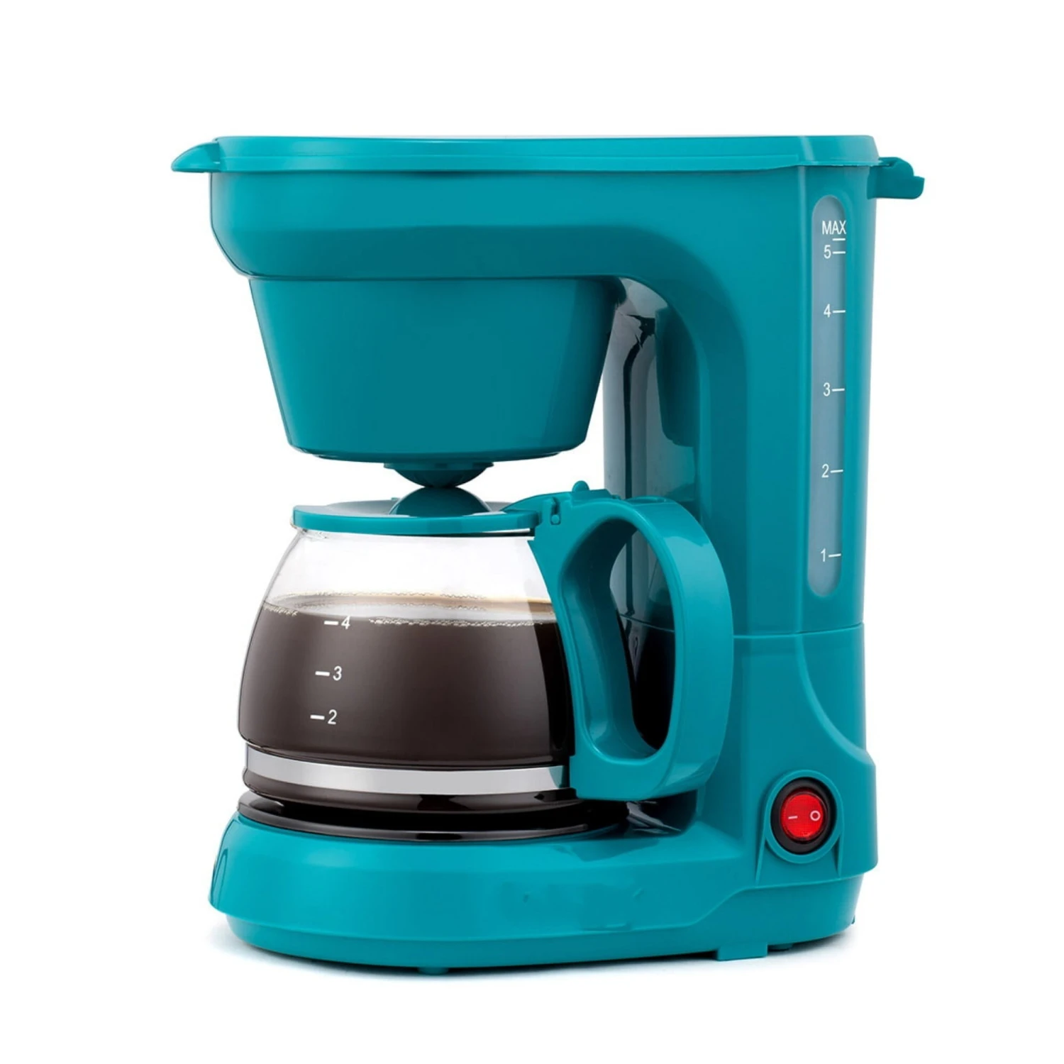 5CUP Coffee Maker - Space-Saving Design, Auto Pause And Serve, Removable Filter Basket, BLACK 11 5CUP Coffee Maker - Space-Saving Design, Auto Pause And Serve, Removable Filter Basket, BLACK - Afbeelding 9