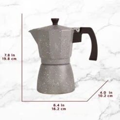 6-Cup Aluminum Espresso Maker 36 6-Cup Aluminum Espresso Maker -Koffieproducten 6 Cup Aluminum Espresso Maker 16