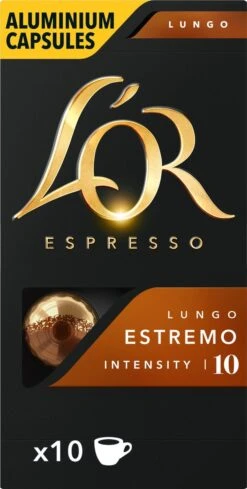 L'OR Lungo Estremo Koffiecups - Intensiteit 10/12 - 10 X 10 Capsules 22 L'OR Lungo Estremo Koffiecups - Intensiteit 10/12 - 10 X 10 Capsules -Koffieproducten 606x1200 4