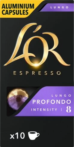 L'OR Lungo Profondo Koffiecups - Intensiteit 8/12 - 10 X 10 Capsules 22 L'OR Lungo Profondo Koffiecups - Intensiteit 8/12 - 10 X 10 Capsules -Koffieproducten 607x1200 11