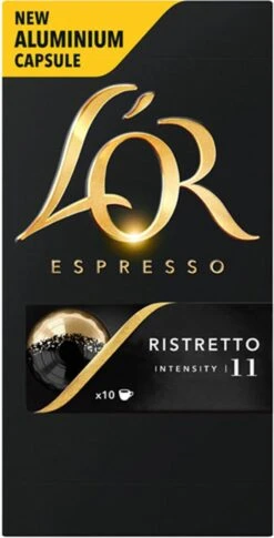 L'OR Espresso Ristretto (11) - 10 X 10 Koffiecups 23 L'OR Espresso Ristretto (11) - 10 X 10 Koffiecups -Koffieproducten 611x1200