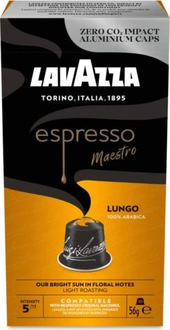 LAVAZZA Lungo 100 Stuks -Koffieproducten 619x1200 1