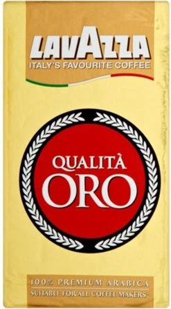 Lavazza Qualita Oro Gemalen / Filterkoffie - 250 Gram Krimp X20 -Koffieproducten 666x1200