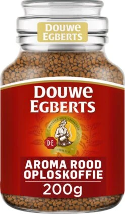 Douwe Egberts Aroma Rood Oploskoffie - 6 X Pot Van 200 Gram -Koffieproducten 701x1200