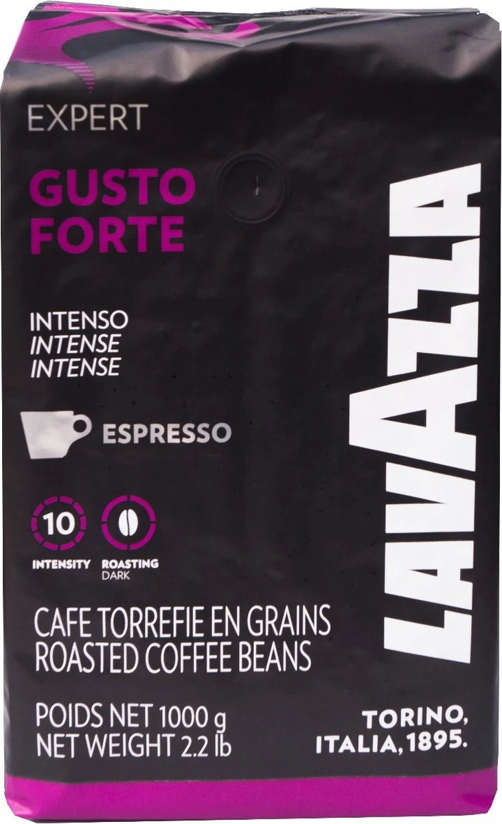 Lavazza Expert Gusto Forte - Koffiebonen - 1 Kilo 3 Lavazza Expert Gusto Forte - Koffiebonen - 1 Kilo - Afbeelding 2