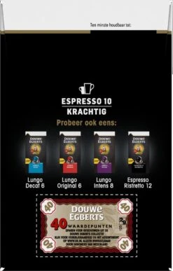 Douwe Egberts Espresso Krachtig (10) - 5 X 40 Koffiecups 19 Douwe Egberts Espresso Krachtig (10) - 5 X 40 Koffiecups -Koffieproducten 766x1200