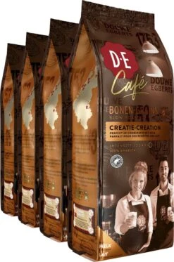 Nieuwe Producten 17 Douwe Egberts D.E Café Creatie Koffiebonen - 7/9 Intensiteit - 4 X 500 Gram