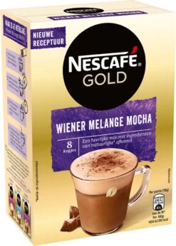 Nescafé Gold Wiener Melange Mocha Oploskoffie - 6 Doosjes à 8 Zakjes 11 Nescafé Gold Wiener Melange Mocha Oploskoffie - 6 Doosjes à 8 Zakjes -Koffieproducten 856x1200 1
