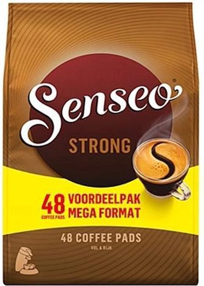 Senseo Strong Koffiepads - 1 X 48 Pads 4 Senseo Strong Koffiepads - 1 X 48 Pads - Afbeelding 2