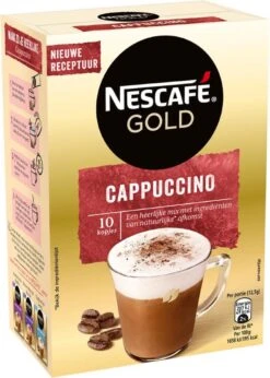 Nescafé Gold Cappuccino Oploskoffie - Ongezoet - 6 Doosjes à 10 Zakjes -Koffieproducten 857x1200 3