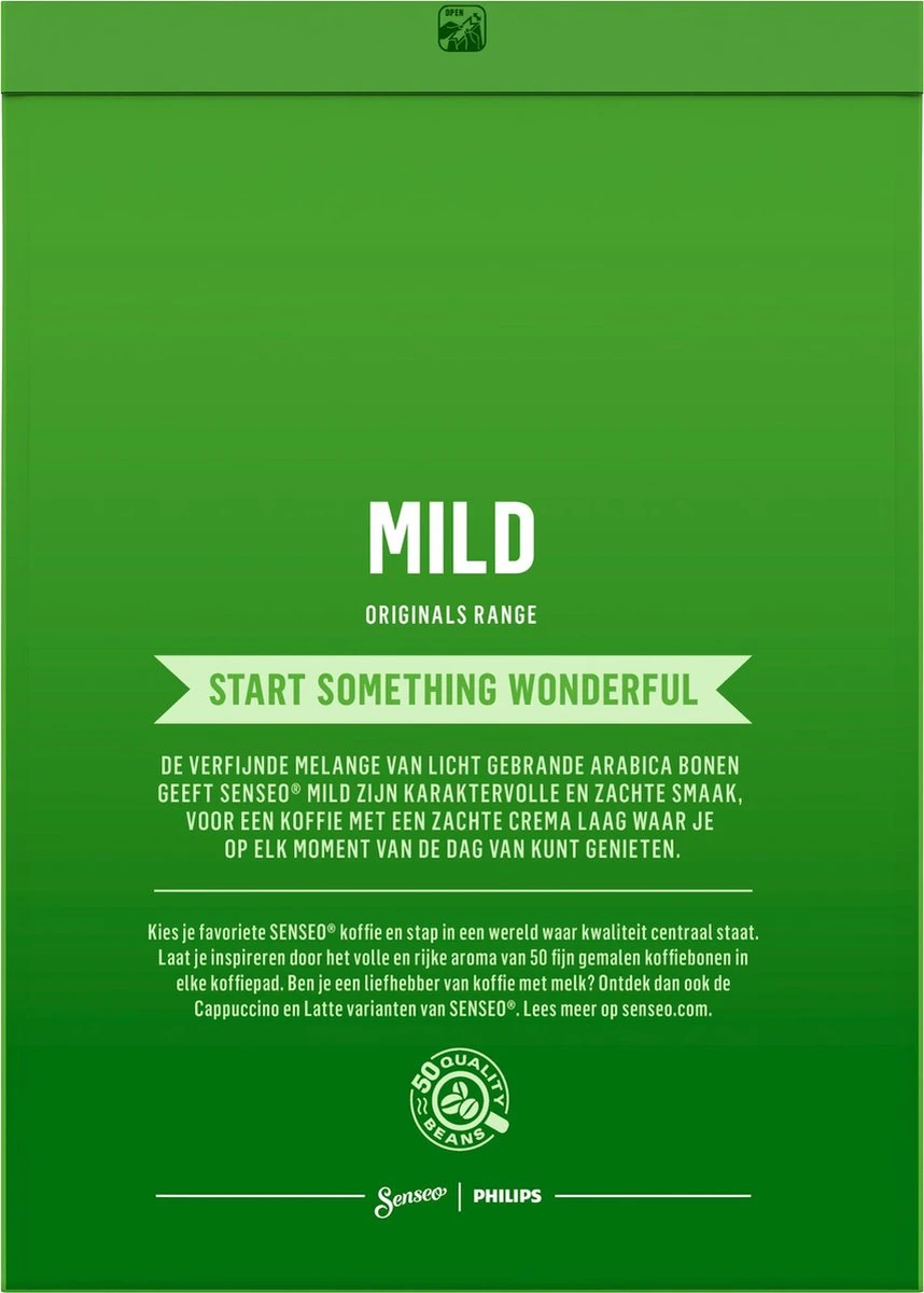 Senseo Mild Koffiepads - 3/9 Intensiteit - 10 X 36 Pads 4 Senseo Mild Koffiepads - 3/9 Intensiteit - 10 X 36 Pads - Afbeelding 2