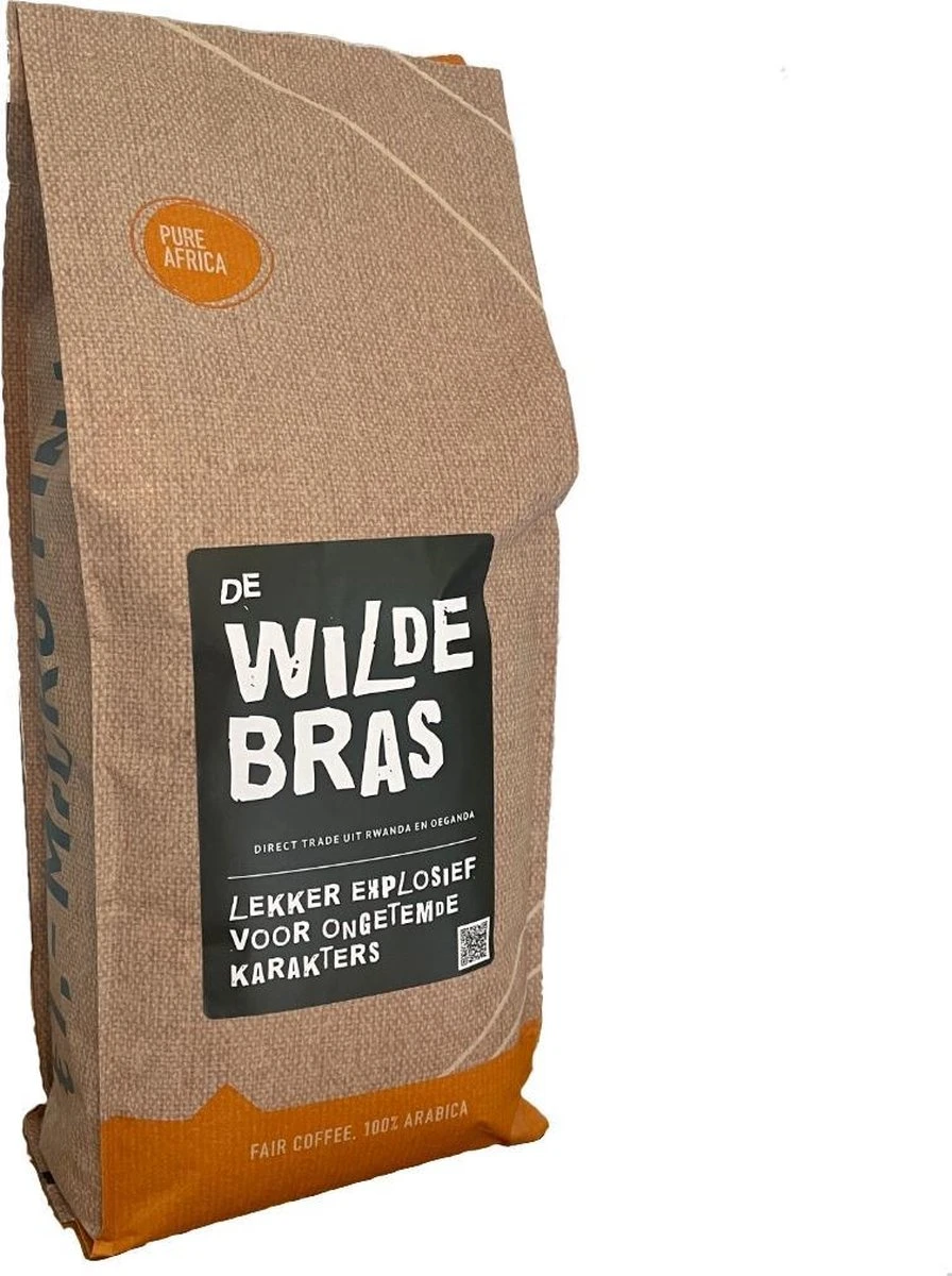 De Wildebras Arabica Koffiebonen 1kg - Rwanda & Oeganda 3 De Wildebras Arabica Koffiebonen 1kg - Rwanda & Oeganda