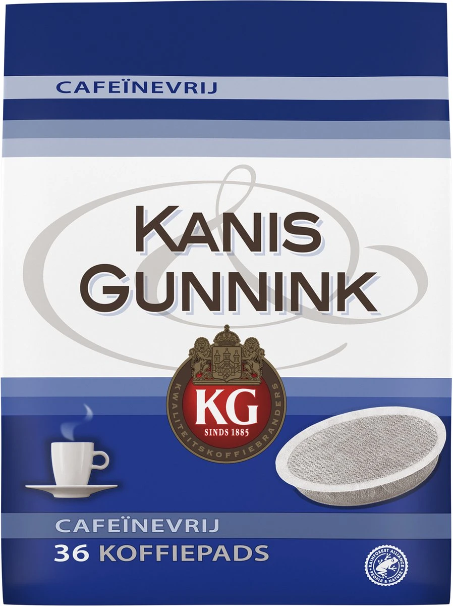 Kanis & Gunnink Cafeïnevrij Koffiepads - 10 X 36 Pads 5 Kanis & Gunnink Cafeïnevrij Koffiepads - 10 X 36 Pads - Afbeelding 3