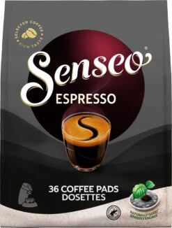 Senseo Espresso Koffiepads - 9/9 Intensiteit - 10 X 36 Pads 19 Senseo Espresso Koffiepads - 9/9 Intensiteit - 10 X 36 Pads -Koffieproducten 909x1200 5