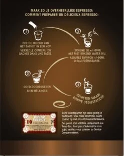 Douwe Egberts Espresso Sticks Oploskoffie - 6 X 25 Zakjes 11 Douwe Egberts Espresso Sticks Oploskoffie - 6 X 25 Zakjes -Koffieproducten 957x1200