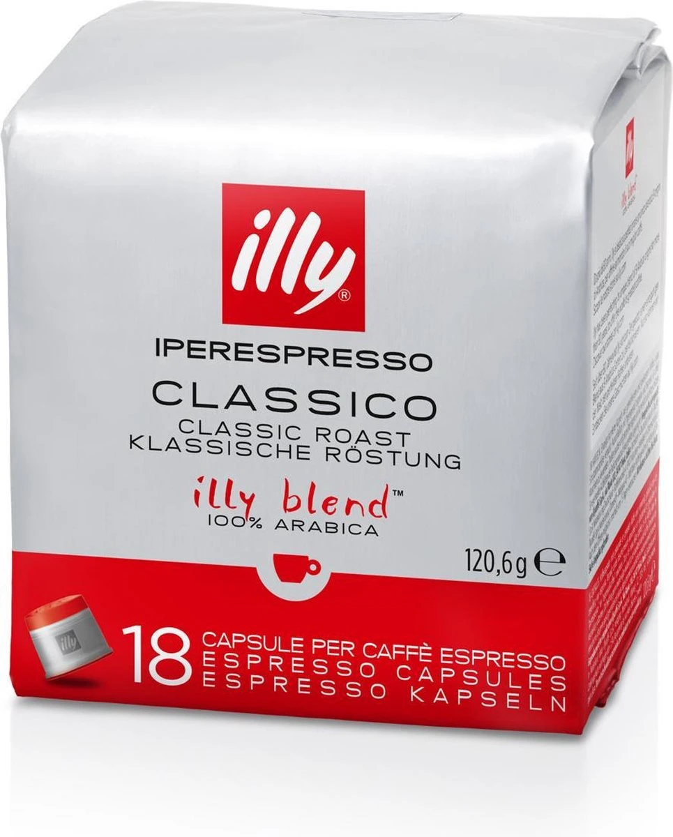 Illy - Iperespresso Koffie Home Classico 6 X 18 Capsules 4 Illy - Iperespresso Koffie Home Classico 6 X 18 Capsules - Afbeelding 2