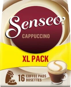 Senseo Cappuccino Koffiepads - 2/9 Intensiteit - 4 X 16 Pads - Voordeelverpakking -Koffieproducten 981x1200 1