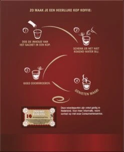 Douwe Egberts Aroma Rood Sticks Oploskoffie - 6 X 25 Zakjes -Koffieproducten 981x1200 2