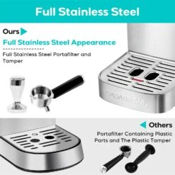 Casabrews 20 Bar 3-in-1 Auto-frothing Espresso Machine With Milk Tank 14 Casabrews 20 Bar 3-in-1 Auto-frothing Espresso Machine With Milk Tank -Koffieproducten Casabrews 20 Bar 3 in 1 Auto frothing Espresso Machine with Milk Tank 5