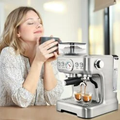 Casabrews 5700Gense All-in-One Espresso Machine With Grinding Memory Function -Koffieproducten Casabrews 5700Gense All in One Espresso Machine with Grinding Memory Function 6