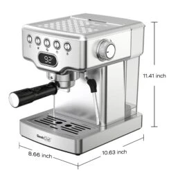 Coffee Maker Espresso Machine 20 Bar With Milk Frother Espresso Maker 20 Coffee Maker Espresso Machine 20 Bar With Milk Frother Espresso Maker -Koffieproducten Coffee Maker Espresso Machine 20 Bar with milk frother Espresso Maker 5