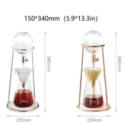 Coffee Maker Glass Filter Coffee Machine, Espresso Coffee Small Fine Drip Coffee Machines Home Office Automatic Coffee Machine -Koffieproducten Coffee Maker Glass Filter Coffee Machine2C Espresso Coffee Small Fine Drip Coffee Machines Home Office Automatic Coffee Machine 2