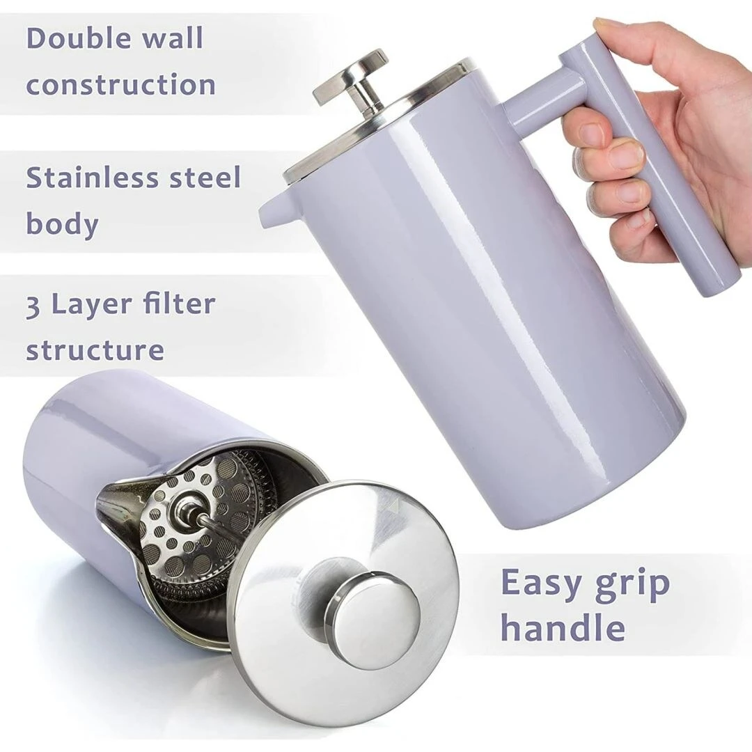 Coffee Maker, Double Wall Metal Insulation 15 Coffee Maker, Double Wall Metal Insulation - Afbeelding 13