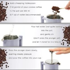 Coffee Maker, Double Wall Metal Insulation