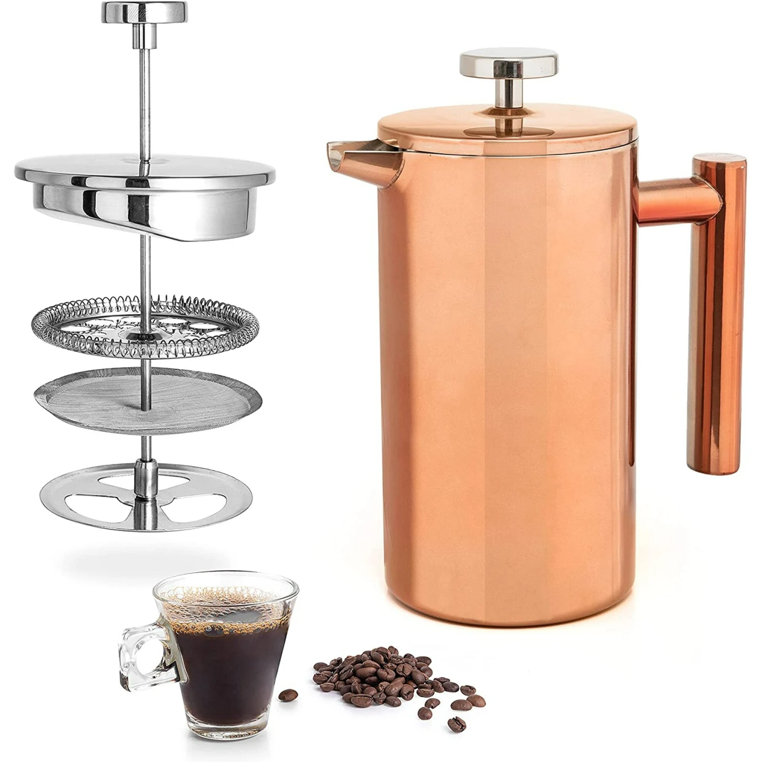 Coffee Maker, Double Wall Metal Insulation 9 Coffee Maker, Double Wall Metal Insulation - Afbeelding 7