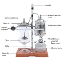 Coffee Maker, Elegant Double Ridged Fulcrum With Handle, Luxury Silver Coffee Maker, Antique Coffee Tea Brewer, Tea Maker 14 Coffee Maker, Elegant Double Ridged Fulcrum With Handle, Luxury Silver Coffee Maker, Antique Coffee Tea Brewer, Tea Maker -Koffieproducten Coffee Maker2C Elegant Double Ridged Fulcrum with Handle2C Luxury Silver Coffee Maker2C Antique Coffee Tea Brewer2C Tea Maker 5