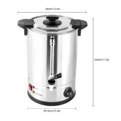 Commercial Grade Stainless Steel 12L Coffee Urn,1KW Coffee Maker Hot Water Pot,Electric Beverage Dispenser -Koffieproducten Commercial Grade Stainless Steel 12L Coffee Urn2C1KW Coffee Maker Hot Water Pot2CElectric Beverage Dispenser 3