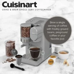 Conical Burr Grind And Brew Single-Serve Coffeemaker, Bundle With Coffee Pod Organizer, Single Serve Coffee Pods -Koffieproducten Conical Burr Grind and Brew Single Serve Coffeemaker2C Bundle with Coffee Pod Organizer2C Single Serve Coffee Pods 3