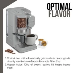 Conical Burr Grind And Brew Single-Serve Coffeemaker, Bundle With Coffee Pod Organizer, Single Serve Coffee Pods -Koffieproducten Conical Burr Grind and Brew Single Serve Coffeemaker2C Bundle with Coffee Pod Organizer2C Single Serve Coffee Pods 4