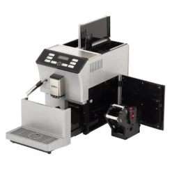 Espresso Machine Fully Automatic Coffee Machine With Milk Tank, Silver 17 Espresso Machine Fully Automatic Coffee Machine With Milk Tank, Silver -Koffieproducten Espresso Machine Fully Automatic Coffee Machine with Milk Tank2C Silver 5