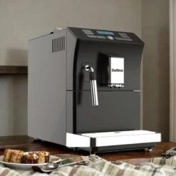 Espresso Machine With Stainless Steel Cup Warmer Function And Automatically Alarm, Steam Tube, Milk Foam Function 19 Espresso Machine With Stainless Steel Cup Warmer Function And Automatically Alarm, Steam Tube, Milk Foam Function -Koffieproducten Espresso Machine with Stainless Steel Cup Warmer Function and Automatically Alarm2C Steam Tube2C Milk Foam Function 2