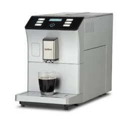 Espresso Machine With Stainless Steel Cup Warmer Function, Automatically Alarm, Memory, 6 Grades Adjustable Bean Grinding System -Koffieproducten Espresso Machine with Stainless Steel Cup Warmer Function2C Automatically Alarm2C Memory2C 6 Grades Adjustable Bean Grinding System 9