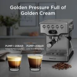 Espresso Machine,20 Bar Espresso Machine With Milk Frother 11 Espresso Machine,20 Bar Espresso Machine With Milk Frother -Koffieproducten Espresso Machine2C20 Bar Espresso Machine with Milk Frother 3