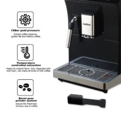 Fully Automatic Espresso Machine With Milk Frother 20 Fully Automatic Espresso Machine With Milk Frother -Koffieproducten Fully Automatic Espresso Machine with Milk Frother 3