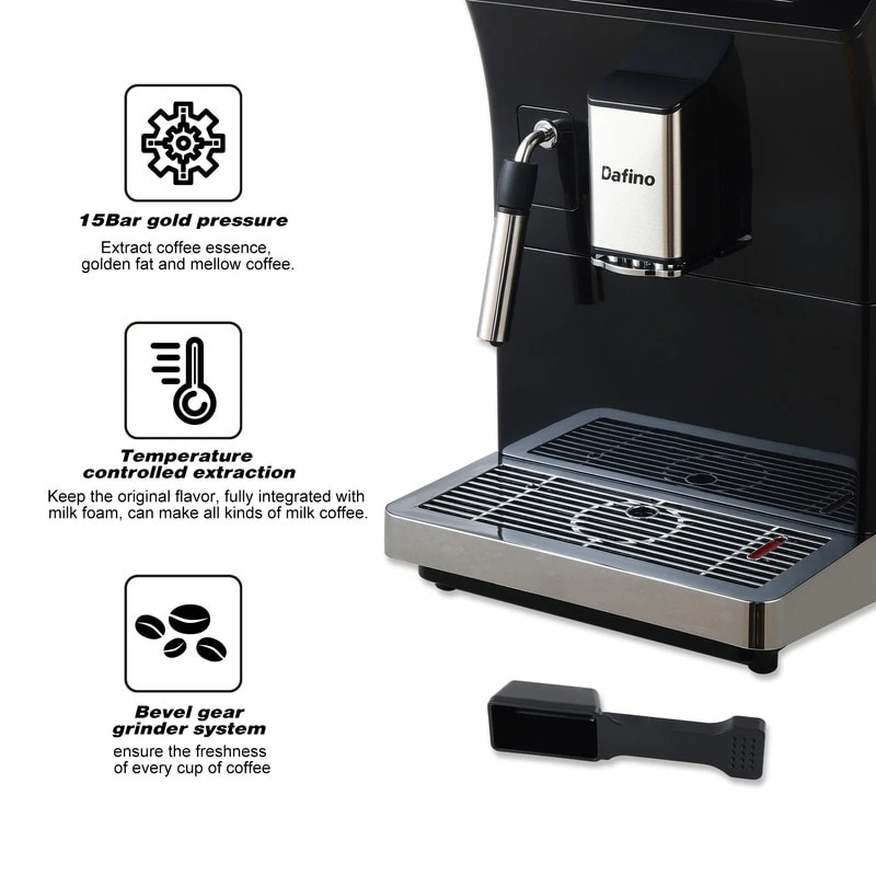 Fully Automatic Espresso Machine With Milk Frother 6 Fully Automatic Espresso Machine With Milk Frother - Afbeelding 4