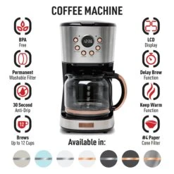 Haden Heritage 12-Cup Programmable Coffee Maker 38 Haden Heritage 12-Cup Programmable Coffee Maker -Koffieproducten Haden Heritage 12 Cup Programmable Coffee Maker 16