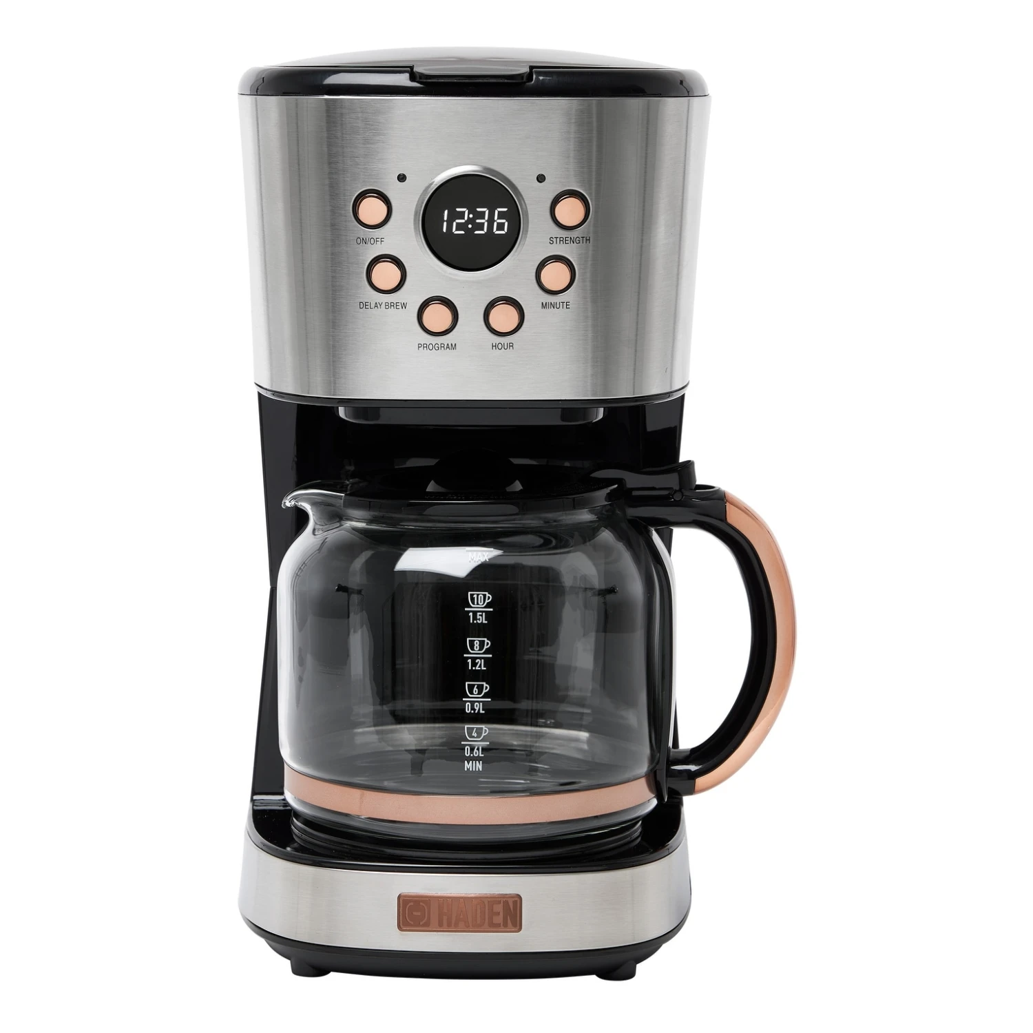 Haden Heritage 12-Cup Programmable Coffee Maker 12 Haden Heritage 12-Cup Programmable Coffee Maker - Afbeelding 10