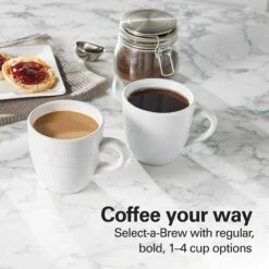 Hamilton Beach 12 Cup Programmable Coffee Maker In Black