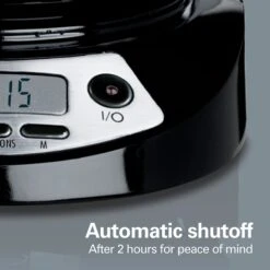 Hamilton Beach 12 Cup Programmable Coffee Maker In Black -Koffieproducten Hamilton Beach 12 Cup Programmable Coffee Maker in Black 4