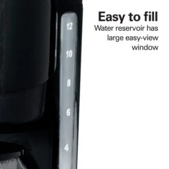 Hamilton Beach 12 Cup Programmable Coffee Maker In Black -Koffieproducten Hamilton Beach 12 Cup Programmable Coffee Maker in Black 5