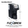 Hamilton Beach FlexBrew Single-Serve Coffee Maker 2 Hamilton Beach FlexBrew Single-Serve Coffee Maker -Koffieproducten Hamilton Beach FlexBrew Single Serve Coffee Maker